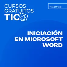 Portada Iniciación de Microsoft Word