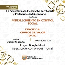 banner reunión fortalecimiento en control social
