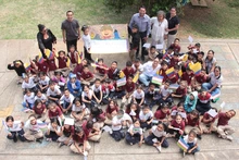 90 kits escolares fueron entregados a estudiantes de primaria del corregimiento de Villacarmelo 