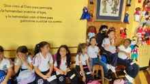 Niños de la Institución Educativa Montebello vivieron una salida pedagógica en la Casa de los Títeres