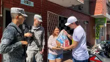 Más de 150 familias recibieron ayudas tras el atentado en inmediaciones de la Base Marco Fidel Suárez