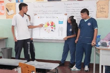 Estudiantes de la Institución Educativa Diez de Mayo participan de proceso formativo sobre estilos de vida saludables