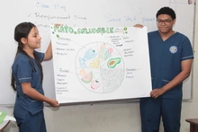Estudiantes de la Institución Educativa Diez de Mayo participan de proceso formativo sobre estilos de vida saludables