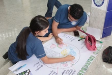 Estudiantes de la Institución Educativa Diez de Mayo participan de proceso formativo sobre estilos de vida saludables