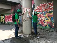 Sigue avanzando la recuperación del espacio público en Cali: Uaesp activó jornada de limpieza en gran tramo de la calle quinta
