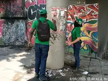 Sigue avanzando la recuperación del espacio público en Cali: Uaesp activó jornada de limpieza en gran tramo de la calle quinta