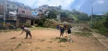 Comunidad y Alcaldía de Cali recuperan una quebrada en zona de ladera