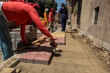 Las vías en adoquín construidas por la Alcaldía Eder ya transforman las historias de vida de los vecinos de Marroquín II