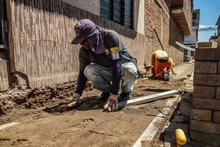 Las vías en adoquín construidas por la Alcaldía Eder ya transforman las historias de vida de los vecinos de Marroquín II