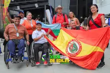 Personas con discapacidad rompen barreras de movilidad en el Congreso Nacional de Ediles