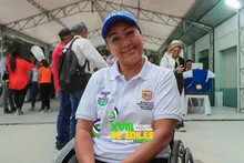 Personas con discapacidad rompen barreras de movilidad en el Congreso Nacional de Ediles