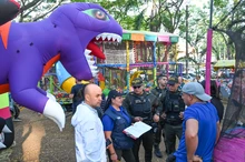 Comerciantes informales del Parque El Ingenio fueron notificados sobre uso del espacio público
