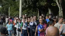 Caleños reclamaron sus pines en el Parque del Avión y están listos para la ‘Carrera La Isla RUN 4.2K’ 