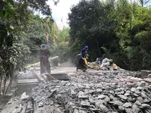 Planta de Tratamiento de Aguas Residuales (PTAR) en El Plan, corregimiento La Buitrera