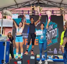 Diana Niño y Yuli Jurado, dos mujeres que marcan el paso en las carreras recreativas de la Secretaría del Deporte