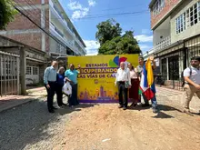 Desde la Comuna 8, alcalde Eder dio inicio a la recuperación en tiempo récord de más de 100 tramos viales en Cali 