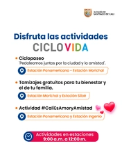 La Ciclovida conecta, mueve y une con amor y amistad