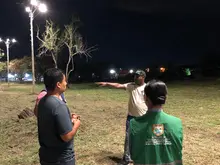 Cali le gana terreno al abandono: Alcaldía y Emcali iluminan lote recuperado en el norte de la ciudad