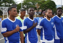 100 personas que están superando la vida en calle se pusieron ‘la 10’ en el Torneo  de Fútbol Inclusivo