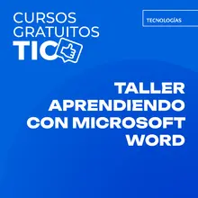 Portada Taller aprendiendo con Microsft World