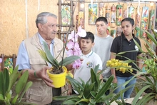 Proyecto pedagógico productivo de orquídeas se roba el show por su creatividad 