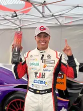 Faena del piloto caleño Óscar Tunjo en el Campeonato IMSA VP Challenge, en Road Atlanta