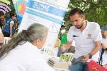 El Parque de las Banderas se vistió de Feria de Servicios en la conmemoración del Día del Veterano