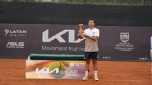 El chileno Tomás Barrios de Chile se llevó el título del KIA Open ATP, que finalizó este domingo en el Club Farallones de Cali