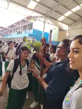 Intercambio cultural con la comunidad indígena Wounaan en la Institución Etnoeducativa Santa Rosa