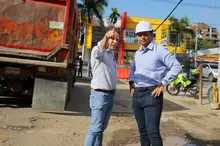 Alcalde Alejandro Eder lidera recuperación vial con más de 50 frentes de obra en Cali