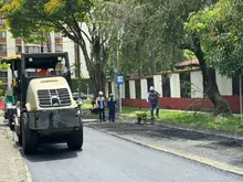 Alcalde Eder supervisa recuperación de la nueva vía de la Calle 9C con Carrera 54, que pronto estará lista
