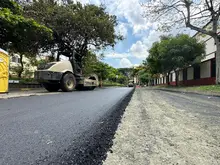 Alcalde Eder supervisa recuperación de la nueva vía de la Calle 9C con Carrera 54, que pronto estará lista