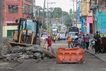 Alcaldía de Cali inició recuperación de vías aledañas al Búnker de la Fiscalía