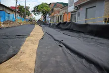 Alcalde Eder revisó los avances de la Ruta de la Salsa, que entra en su fase clave en el barrio Obrero