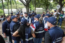 Así se vivió en la Alcaldía de Cali el ‘Simulacro Nacional de  Respuestas a Emergencias 2025’