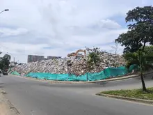 Avanza el cuarto ciclo de evacuación de RCD en la Estación de  Transferencia de la carrera 50