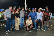 Alcaldía de Cali inauguró oficialmente la nueva iluminación que pone a brillar al Patinódromo Mundialista ‘Luz Mery Tristán’