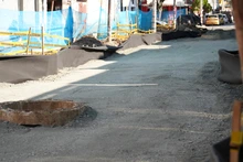 Avanza preparación de la vía para adoquinamiento del primer recorrido de la salsa en el barrio Obrero