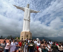 Celebración del 72 aniversario, con cientos de visitantes, en Ecoparque  Cristo Rey, ícono de Cali