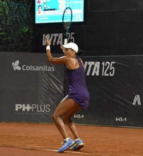 En el ‘WTA de Tenis’ del Club Farallones, el duelo de colombianas  fue para la caleña Yuliana Lizarazo