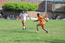 Alcaldía promueve el deporte para la reconciliación. En El Retiro se jugó el Torneo Relámpago Goles Sin Fronteras