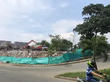  residuos de construcción y demolición en la Estación de Transferencia de la 50