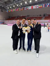 Patinadores artísticos caleños le dieron oro, plata y bronce a Colombia en el ‘Mundial de China’