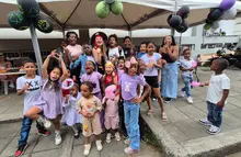 Con dulzura y esperanza celebramos el Halloween con niños y niñas víctimas del conflicto armado y de población migrante en Cali