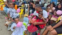 Con dulzura y esperanza celebramos el Halloween con niños y niñas víctimas del conflicto armado y de población migrante en Cali