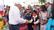 Con mucha alegría y colorido, niños de Cali celebraron el Halloween en la Unidad Deportiva ‘Jaime Aparicio’