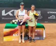 Austria y Brasil celebraron los títulos del ‘WTA 125 de Tenis  Femenino’, que finalizó el sábado en Cali