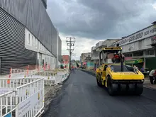 Alcaldía Eder adelantó pavimentación de vías aledañas al bunker de la Fiscalía durante el primer puente festivo de noviembre