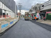Alcaldía Eder adelantó pavimentación de vías aledañas al bunker de la Fiscalía durante el primer puente festivo de noviembre