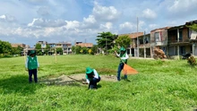 Comunidad y Promotores ‘Mi Cali Bella’ transforman zona verde  en Manuela Beltrán